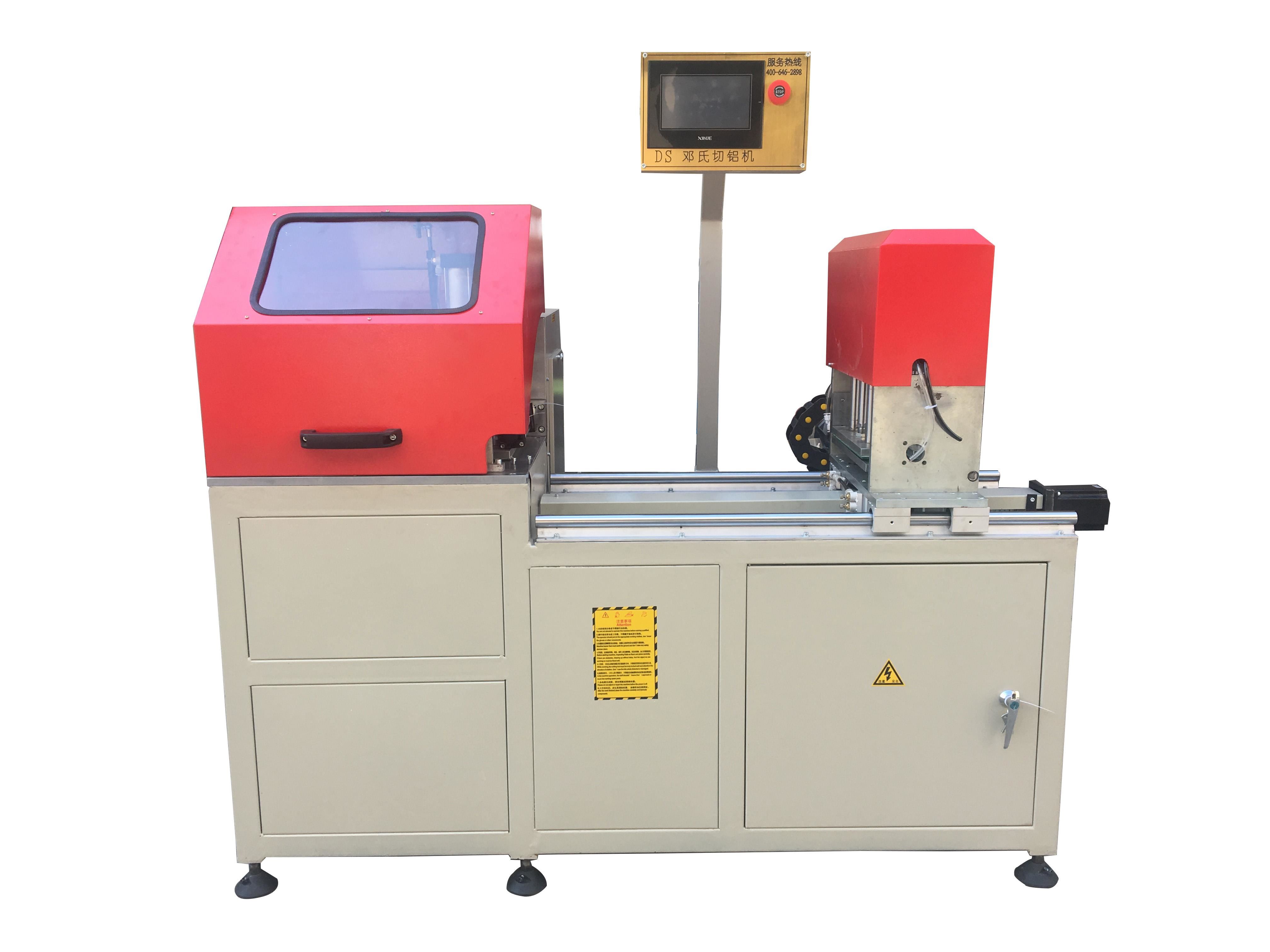 小型高精度鋁型材切割機(jī)，切割8*2mm液晶電視零部件鋁型材案例