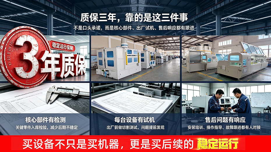 DS2-DWL300切鋁機3年質(zhì)保寫入合同，保障后續(xù)穩(wěn)定運行